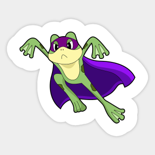 Frog Hero Sticker